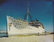 L'opération d'ensablement du Lydia Photo de l'ensablement du Lydia en 1967