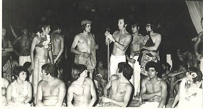 L'équipe des GO de Cadaquès en 1970 Photo de l'équipe des GO de Cadaquès