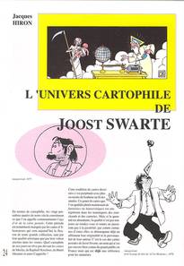 Un article sur Joost Swarte publié dans CPC Un article sur l'illustrateur Joost Swarte