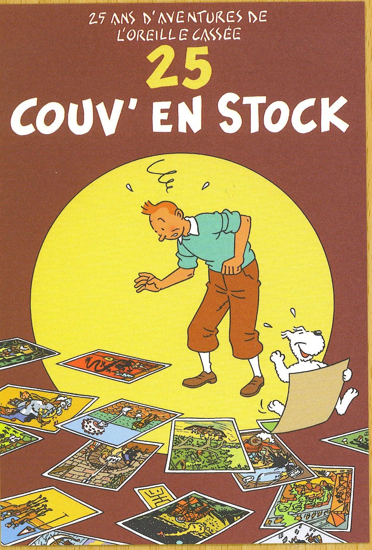 Un dessin d'Exem en hommage à Hergé