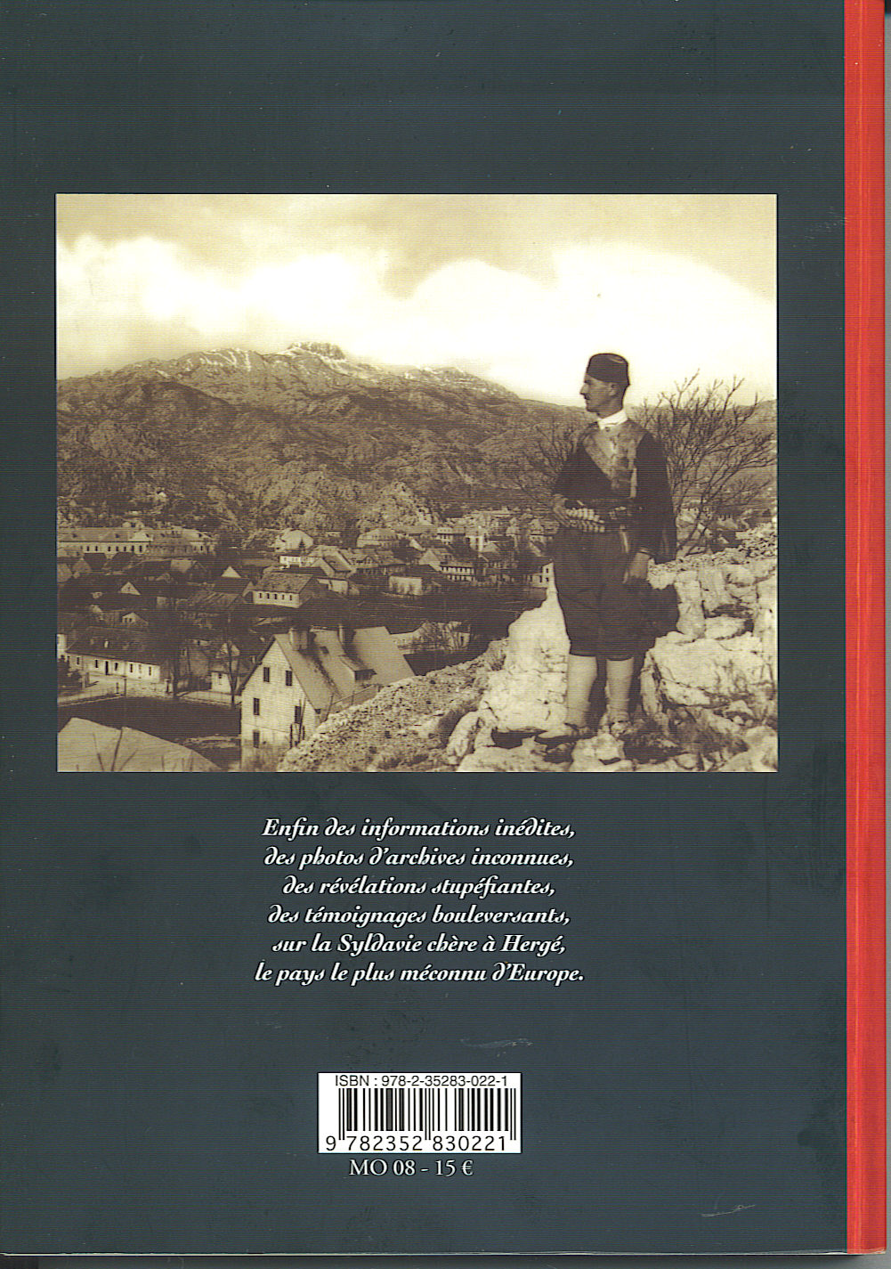 La quatrième de couverture des Carnets de Syldavie