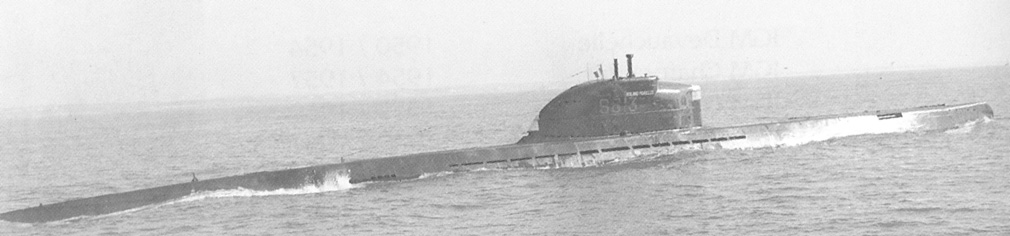Le sous-marin Roland Morillot, ex U-2518 (un type XXI) de la Kriegsmarine
