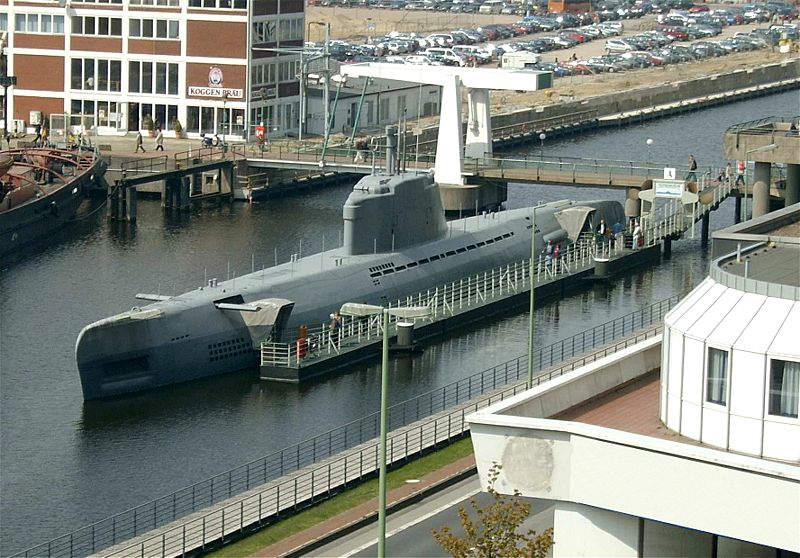 Une autre photo d'un sous-marin type XXI, l'ex U-Boot 2540,  toujours visible à Bremerhaven
