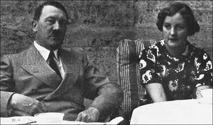 Photo d'Hitler en compagnie d'Unity Mitford