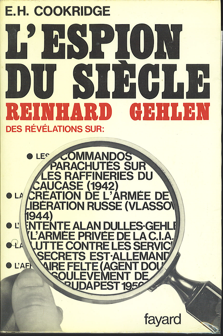 Photo de la couverture du livre de Gehlen
